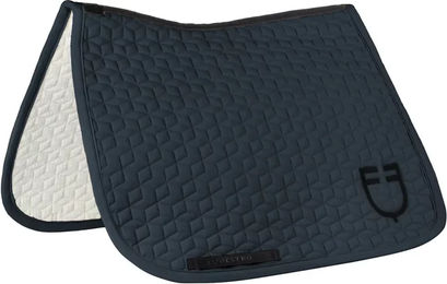 Produktbild von Equestro Quadratische Gepolsterte Dressurunterlage für Pferde Blau