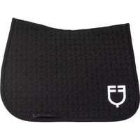 Produktbild von Equestro Quadratische Gepolsterte Dressurunterlage für Ponys in Schwarz