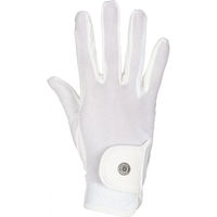 Produktbild von Equestro Reit-Handschuhe für Damen und Herren aus technischem Stoff und Mesh in Weiß Größe 8,5
