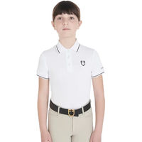 Produktbild von Equestro Reit-Poloshirt für Mädchen in Weiß für 8 Jahre