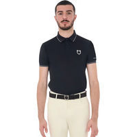 Produktbild von Equestro Reit-Poloshirt Technical Training für Herren in Blau oder Schwarz Größe S