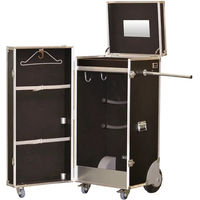 Produktbild von Equestro Reitergarderobe vertikales Modell mit laminierter Oberfläche in Schwarz