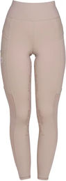 Equestro Reiterleggings Full Grip aus Mikromesh für Damen in Beige Größe S – Bild 1 von 1