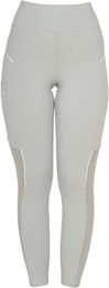 Equestro Reiterleggings Full Grip aus Mikromesh für Damen in Grau Größe L – Bild 1 von 1
