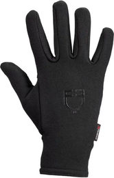 Equestro Reithandschuhe Polartec Unisex Schwarz Größe M – Bild 1 von 1