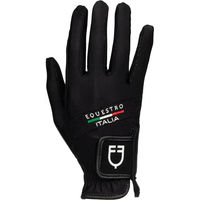 Produktbild von Equestro Reithandschuhe Unisex Schwarz Taille 8,5 Ganzjährig