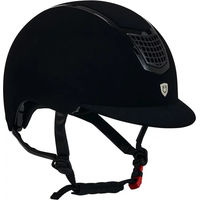 Produktbild von Equestro Reithelm Eclipse Plain Velvet in Schwarz Grösse L Unisex