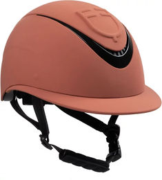 Produktbild von Equestro Reithelm mit Schirm für Damen in Rot Größe S