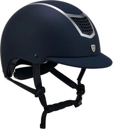 Equestro Reithelm Modell Eclipse Plain Matt Dunkelblau Größe S Unisex – Bild 1 von 2