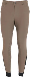Produktbild von Equestro Reithose Caspar Mid Grip für Herren in Braun und Beige Größe 56 IT