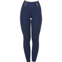 Produktbild von Equestro Reithose Damen Full Grip Blau Größe S