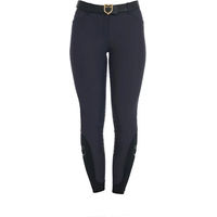 Produktbild von Equestro Reithose Damen Full Grip mit hoher Taille in Blau Größe 38