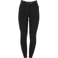 Produktbild von Equestro Reithose Damen Mid Grip mit Stones Logo in Schwarz Größe 38