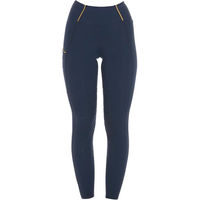 Produktbild von Equestro Reithose Damen mit Fleece Lining für den Winter Blau Größe M