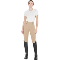 Produktbild von Equestro Reithose Damen mit Full Grip Silikon in Beige Größe L