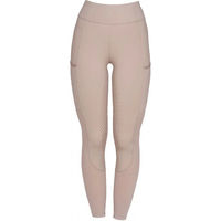 Produktbild von Equestro Reithose Damen mit Full Grip Silikonbeschichtung Beige XS