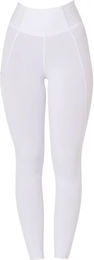 Produktbild von Equestro Reithose Damen mit Full Grip und Rhinestones Weiß XS