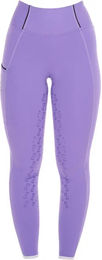 Equestro Reithose Damen mit Silikon Full Grip in Lila Größe M – Bild 1 von 4