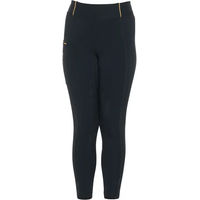 Produktbild von Equestro Reithose Full Grip für Mädchen Sommer Schwarz Größe 8 Jahre