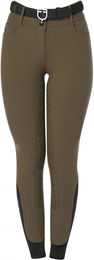 Produktbild von Equestro Reithose Full Grip mit hoher Taille für Damen in Braun Größe 38