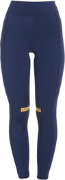 Produktbild von Equestro Reithose für Damen aus leichtem Stretch-Stoff mit vollem Grip in Blau XL