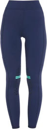 Produktbild von Equestro Reithose für Damen in Blau mit vollem Grip und Stretch-Effekt Größe L