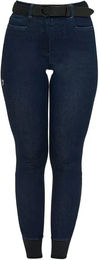 Equestro Reithose für Damen in Denim Blau Größe 38 mit Grip – Bild 1 von 1