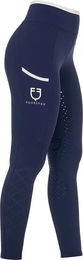 Equestro Reithose für Damen mit Vollgrip in Blau – Bild 1 von 1