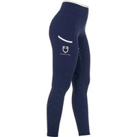 Produktbild von Equestro Reithose für Damen mit Vollgrip in Blau Größe XS