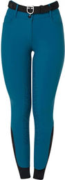 Equestro Reithose für Damen mit Vollgrip in Blau Türkis Größe 36 – Bild 1 von 7