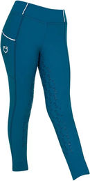 Equestro Reithose für Kinder mit Fleece-Futter Winter Blau 8 Jahre – Bild 1 von 7