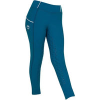 Produktbild von Equestro Reithose für Kinder mit Fleece-Futter Winter Blau 8 Jahre