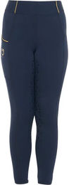 Equestro Reithose für Kinder mit Fleece-Futter Winter Blau Größe 8 Jahre – Bild 1 von 7