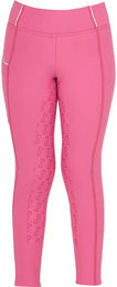 Equestro Reithose für Kinder mit Fleece-Futter Winter Rosa 8 Jahre – Bild 1 von 7