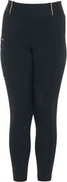 Equestro Reithose für Kinder Sommer Leggings mit Full Grip Silikon für Mädchen 10 Jahre Schwarz – Bild 1 von 2