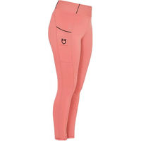 Produktbild von Equestro Reithose für Mädchen mit Full Grip Silikonbeschichtung in Rosa