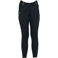 Produktbild von Equestro Reithose für Mädchen mit Full Grip Silikonbeschichtung in Schwarz