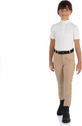 Produktbild von Equestro Reithose Jodhpur Bimbo Leilani für Mädchen aus Baumwolle Beige Größe 32 IT