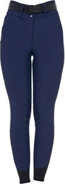 Produktbild von Equestro Reithose Mid Grip Damen Monogram Blau
