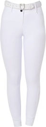 Produktbild von Equestro Reithose Mid Grip für Damen in Weiß mit Elasthan