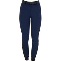 Produktbild von Equestro Reithose Mid Grip für Damen mit Stones Logo in Blau Größe 38