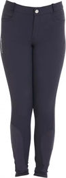 Produktbild von Equestro Reithose Mid Grip für Kinder Unisex in Blau oder Schwarz