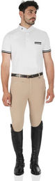 Produktbild von Equestro Reithose Urano für Herren aus Baumwolle Beige Größe 46 IT