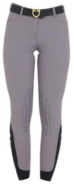 Equestro Reithose Zenda Light Damen Grau Grösse 42 mit Mid Grip und Silikon für den Sommer – Bild 1 von 5