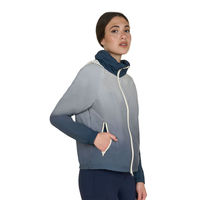 Produktbild von Equestro Reitjacke Damen EO 261 Ombre wasserdicht bunt grau