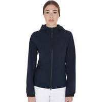Produktbild von Equestro Reitjacke Full Zip für Damen wasserdicht Blau XS