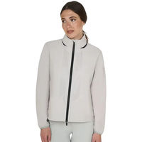 Produktbild von Equestro Reitjacke für Damen aus Nylon in Grau Größe XL wasserabweisend