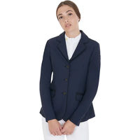 Produktbild von Equestro Reitjacke für Damen aus technischem Stoff wasserabweisend Blau XS
