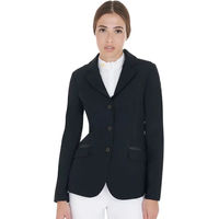 Produktbild von Equestro Reitjacke für Damen aus technischem Stoff wasserabweisend Schwarz Winter Größe L