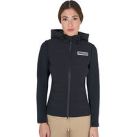 Produktbild von Equestro Reitjacke für Damen in Schwarz wasserabweisend aus Polyester Größe XS